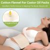 Picture of 2Pcs Cotton Flannel with Cold Pressed Castor Oil, 8fl.oz/250ml