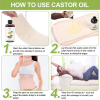 Picture of 2Pcs Cotton Flannel with Cold Pressed Castor Oil, 8fl.oz/250ml